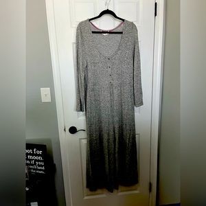 Wide leg sweater knit jumpsuit loungewear